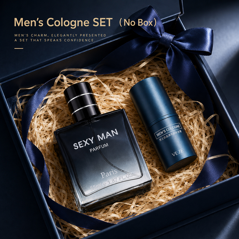 Perfume Travel Set - Men’s Perfume Set 2-in-1 Spray &