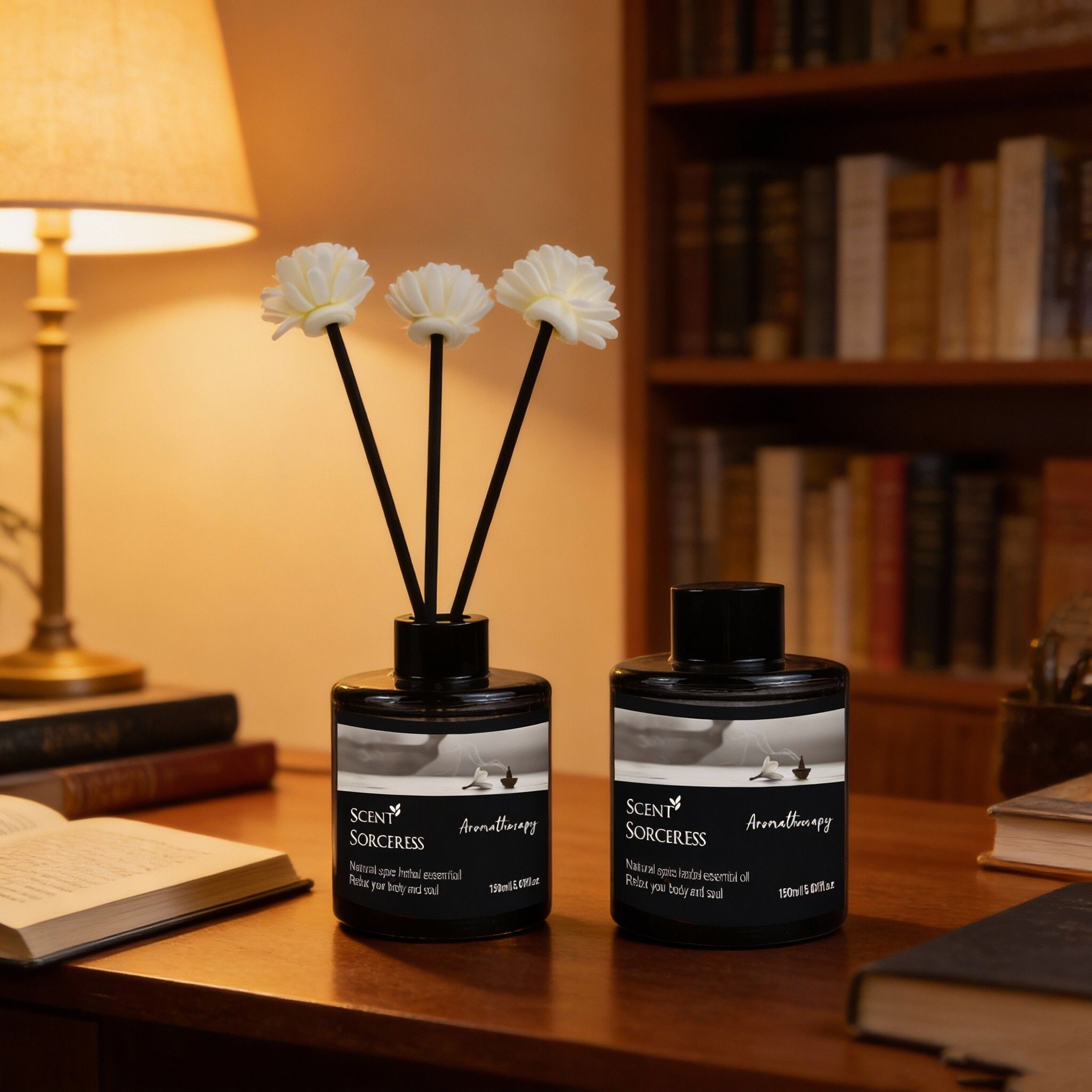 Perfume Fragrance Essential Oil - 150ml Rattan Reed Diffuser Sets Fragrance