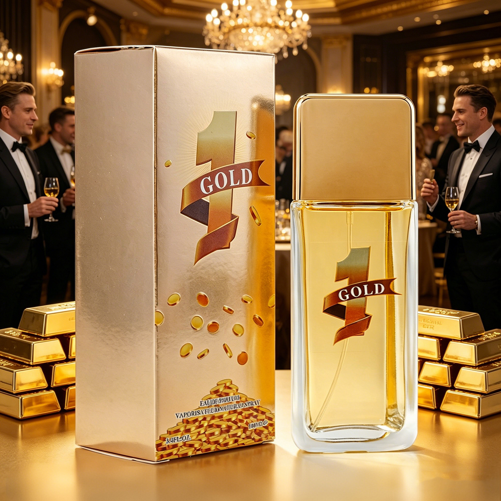 Fragrance Perfume Usa - 1 GOLD 100ml Men's Perfume EDP