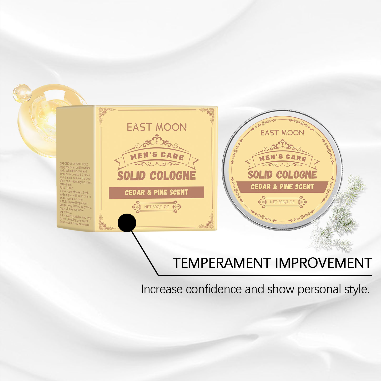 Cedar Wood Men's Solid Cologne - Perfume Fragrance List avis et prix