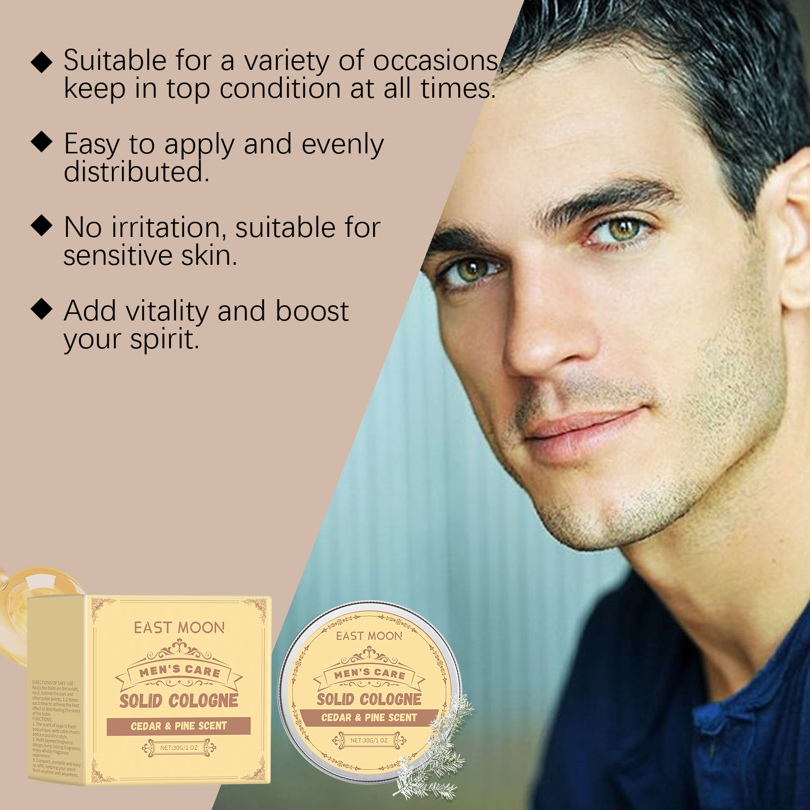 Cedar Wood Men's Solid Cologne - Perfume Fragrance List avis et prix