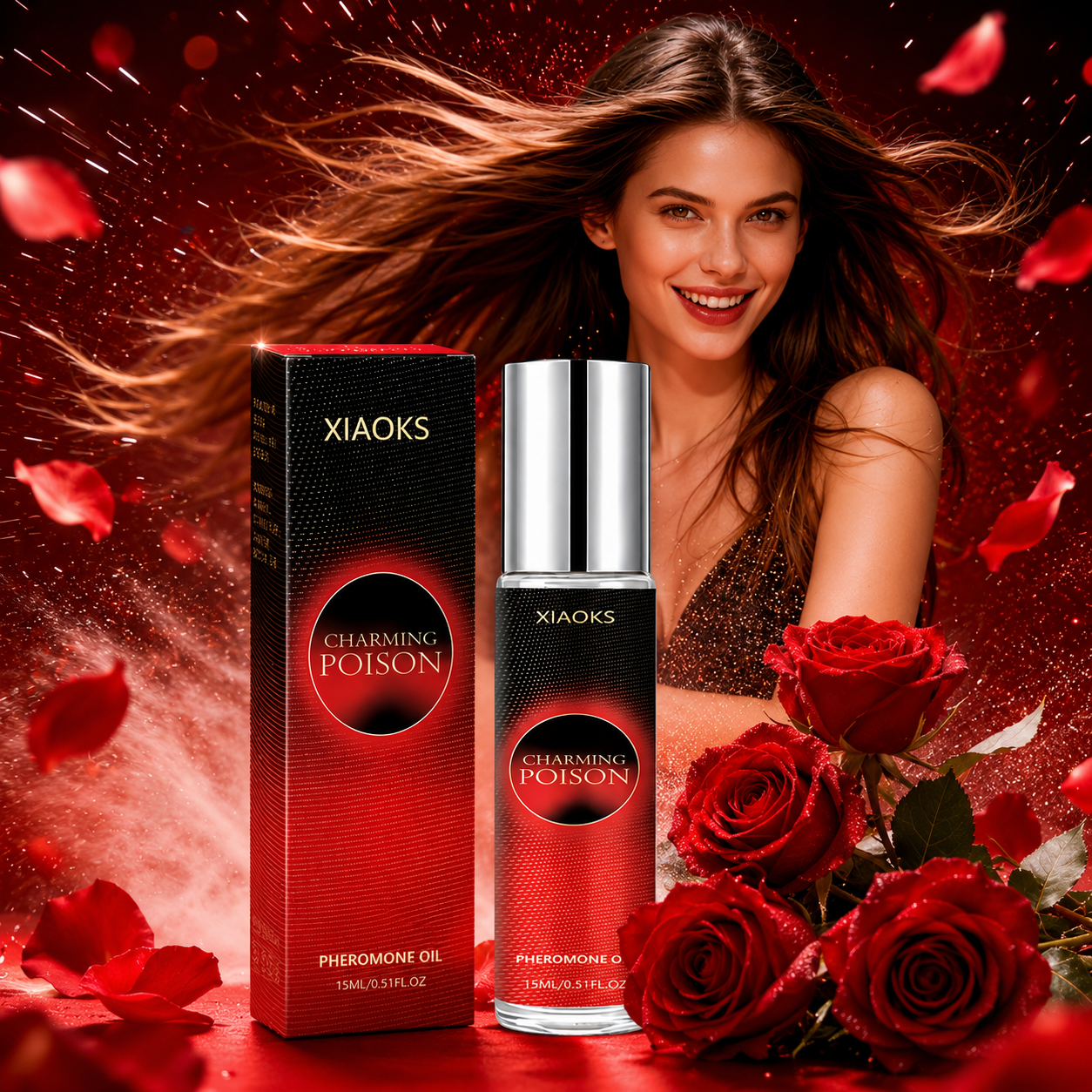 Women's Rose Pheromone Roll-On - Perfume Top Fragrance avis et prix