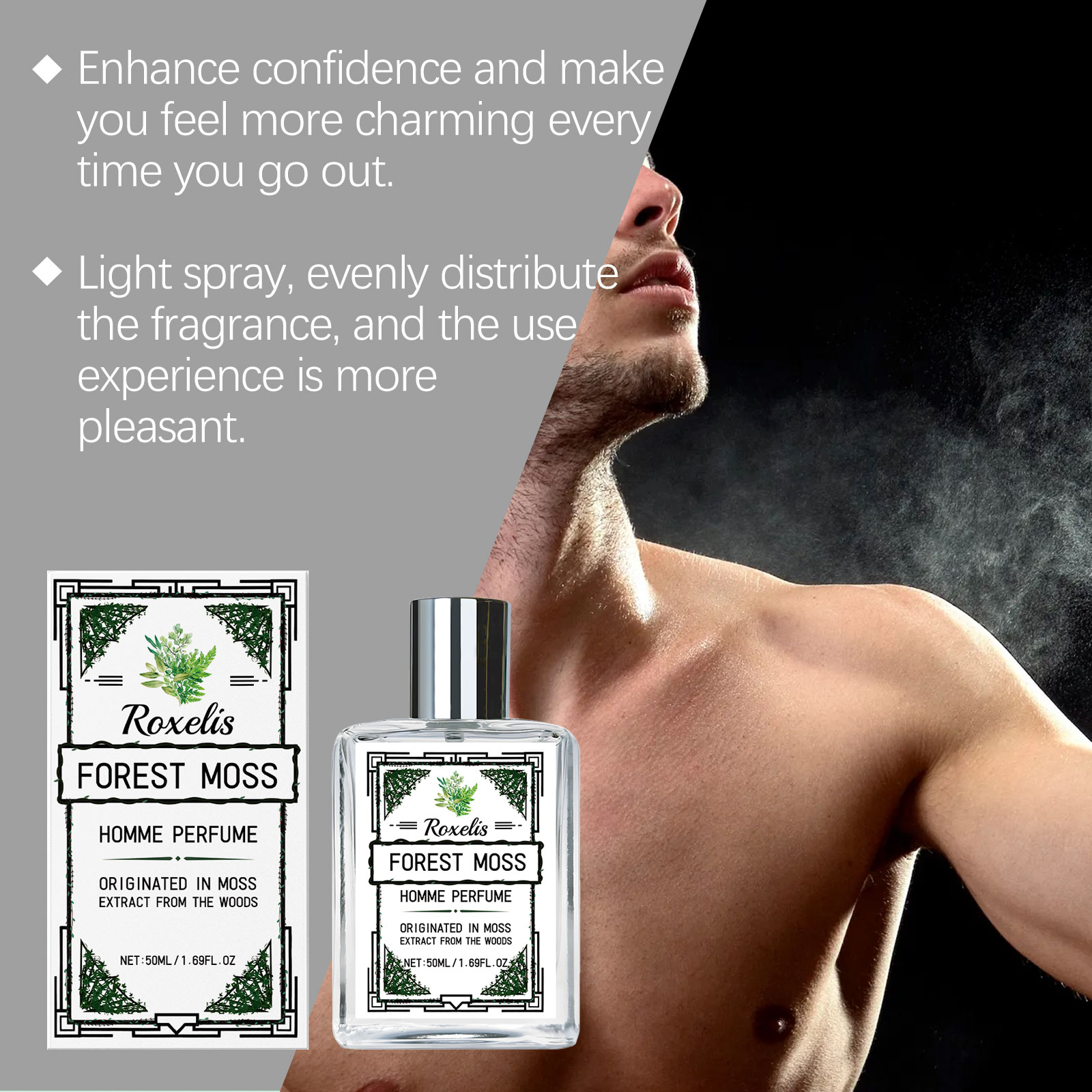Roxelis 50ml Men's Body Fragra - Perfume Fragrance List avis et prix