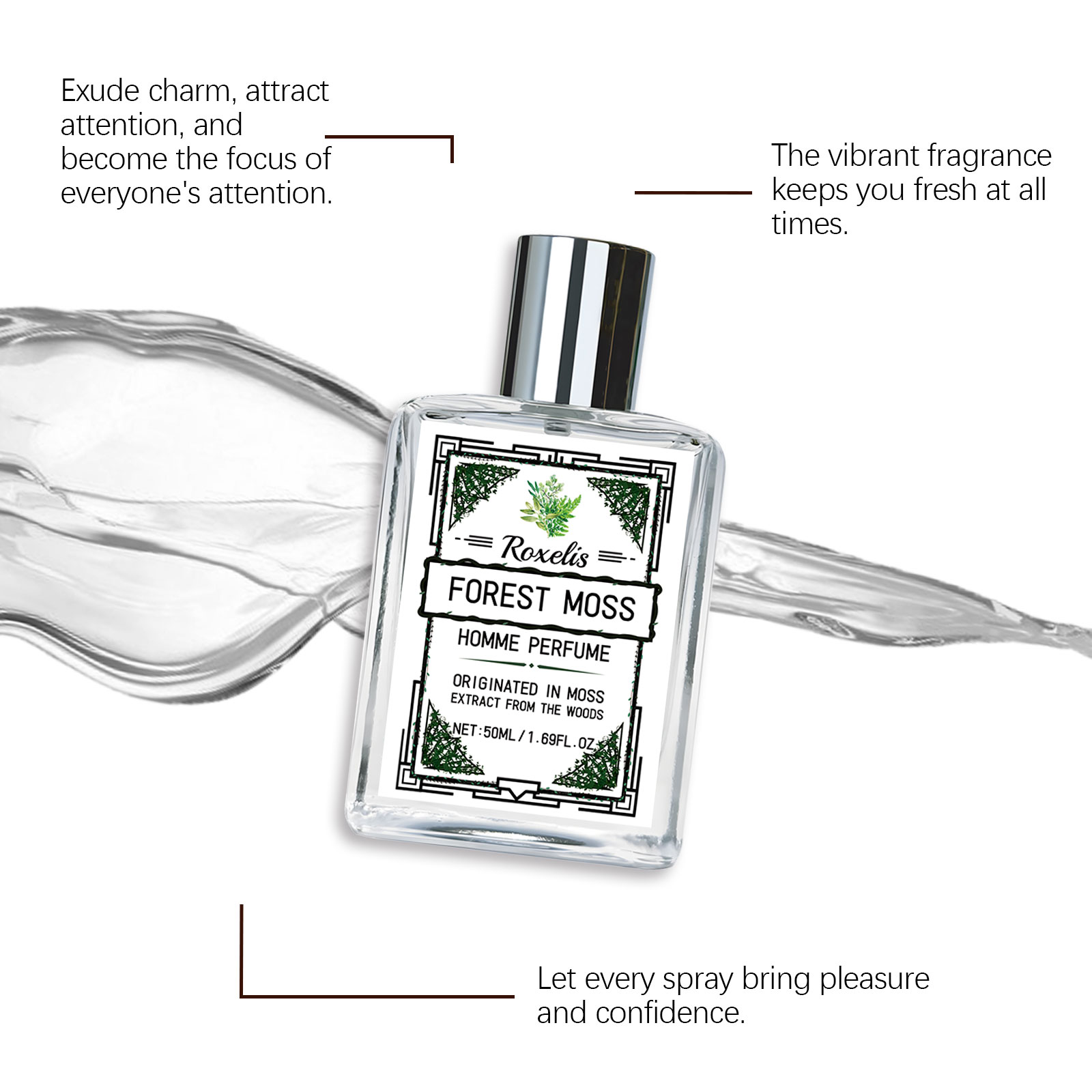 Roxelis 50ml Men's Body Fragra - Perfume Fragrance List avis et prix