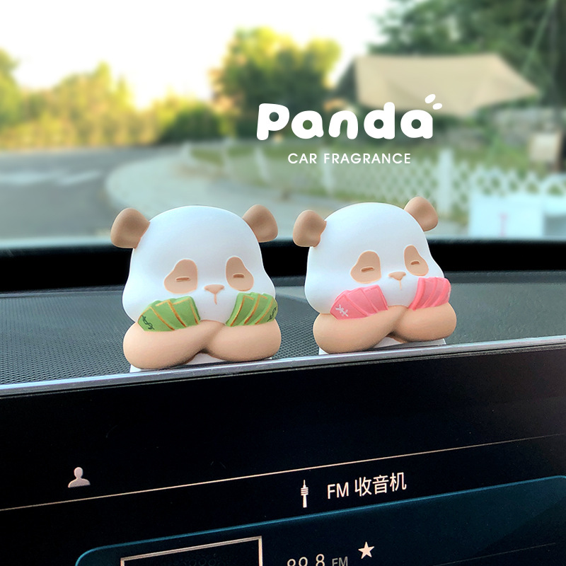Cartoon Panda Car Perfume Orna - Perfume Top Fragrance avis et prix