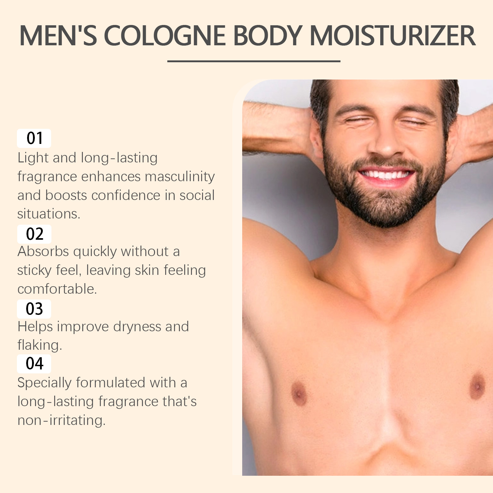 Men's Cologen Body Moisturizer - Fragrance Perfume For Man avis et prix