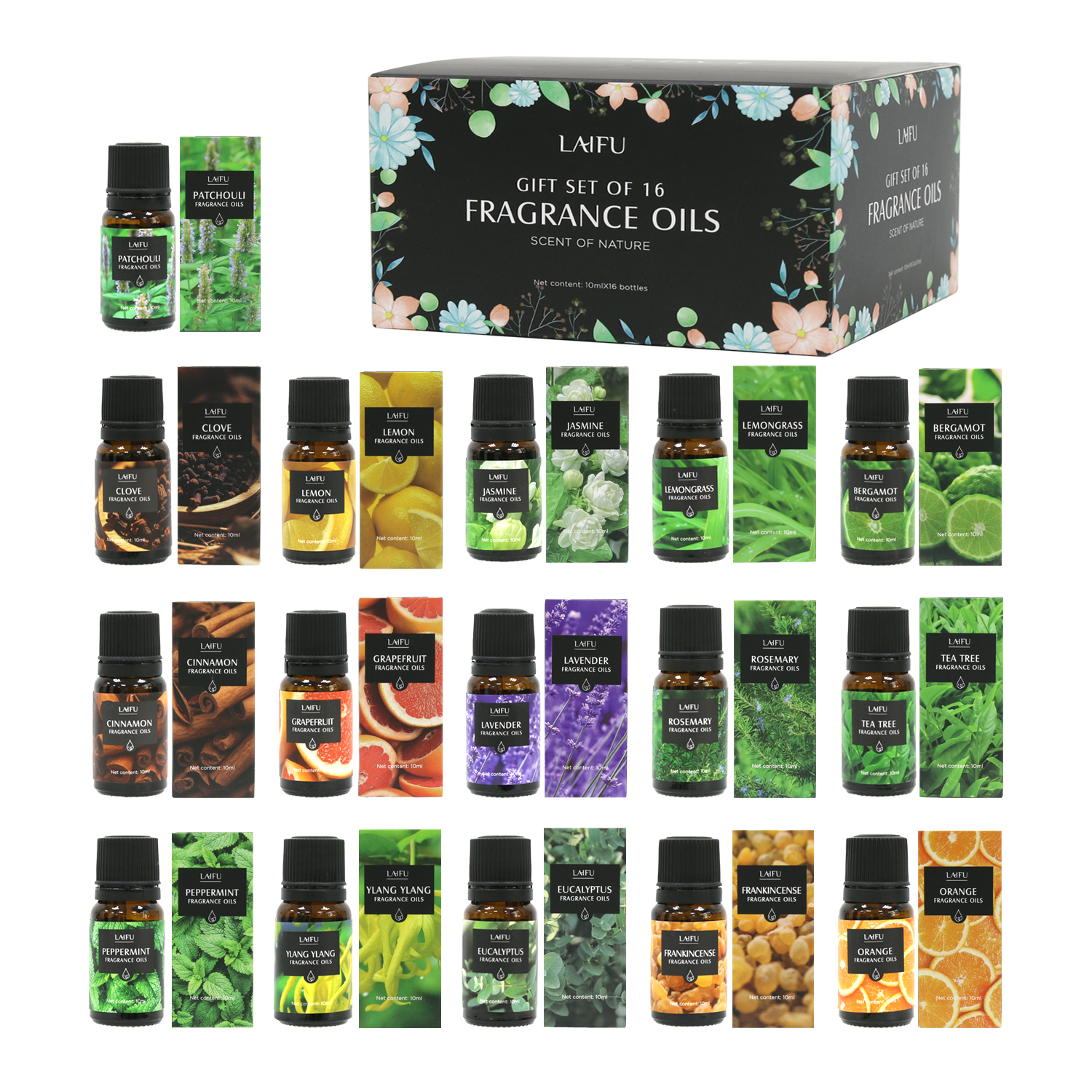 16x10ml Essential Oils Set for - Perfume Fragrance Making avis et prix