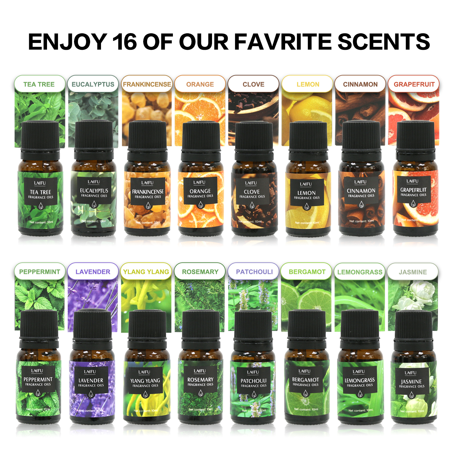16x10ml Essential Oils Set for - Perfume Fragrance Making avis et prix