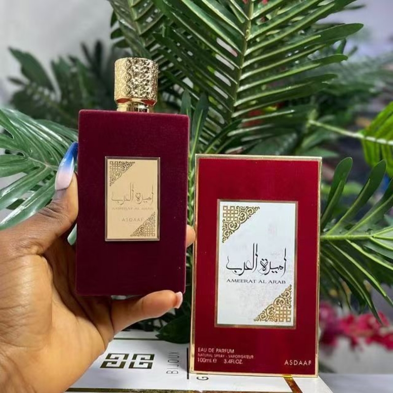 Red velvet bottle Arabian Prin - Perfume Fragrance Couture avis et prix