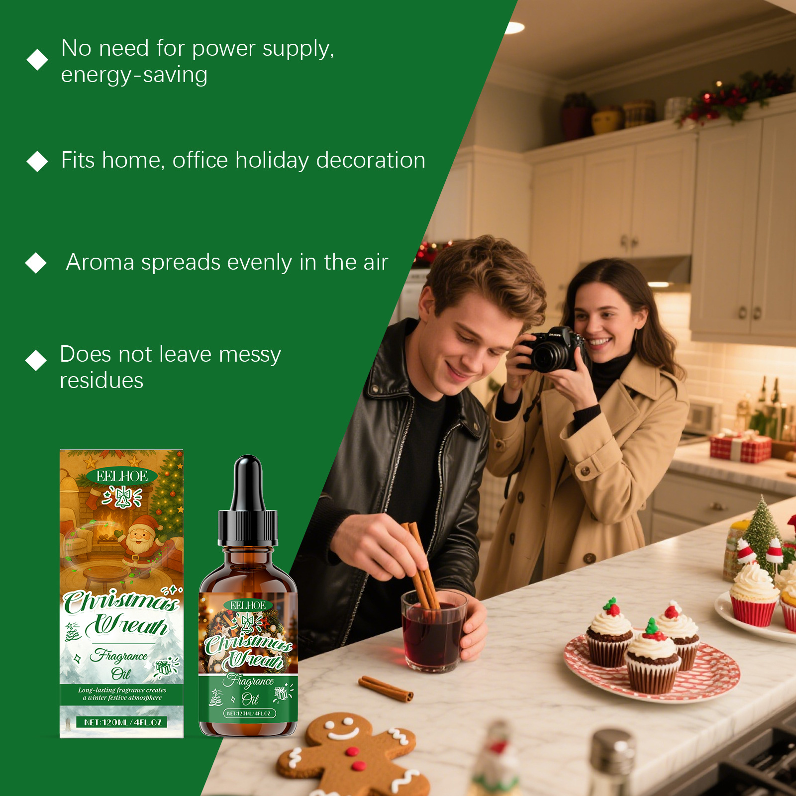 Eelhoe Christmas Warm Aromathe - Perfume Fragrance Essential Oil avis et prix