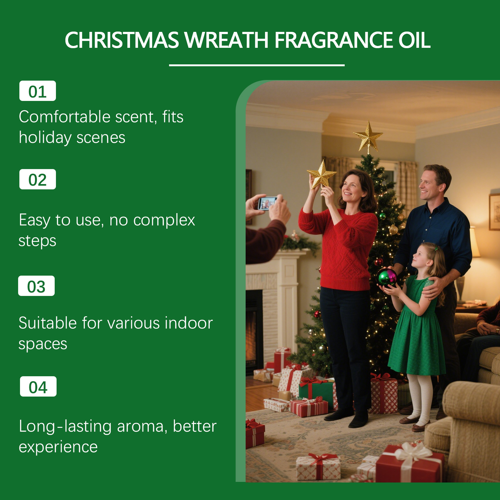 Eelhoe Christmas Warm Aromathe - Perfume Fragrance Essential Oil avis et prix