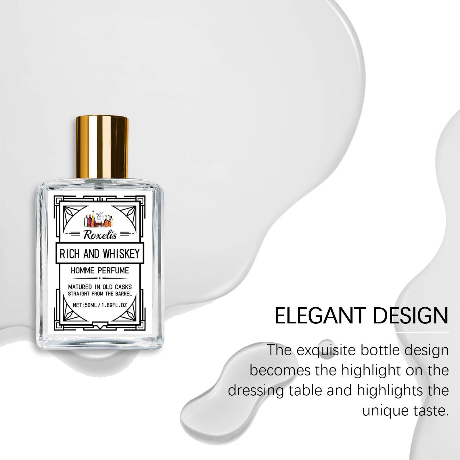 Roxelis 50ml Charm Whisky Men' - Fragrance Perfume Usa avis et prix